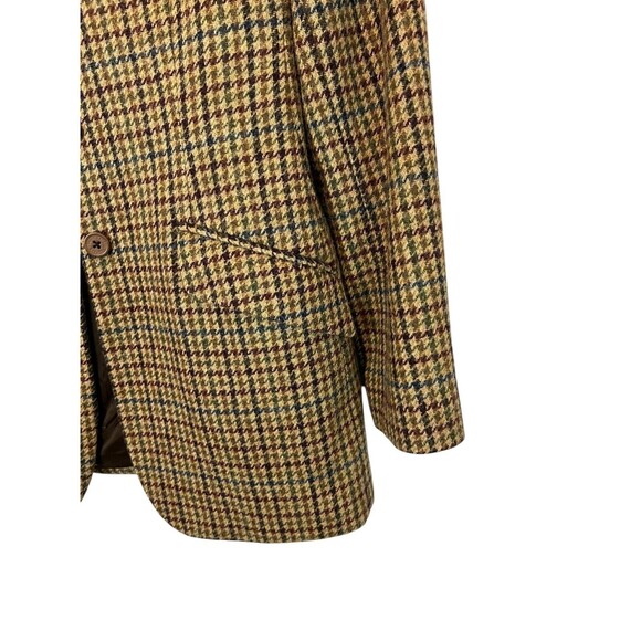 LAUREN Ralph Lauren Houndstooth Wool Equestrian Blazer Jacket  Women's 6  Riding - Picture 4 of 11